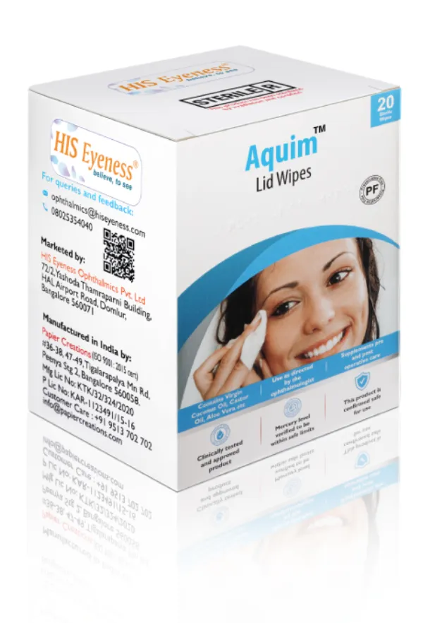 Aquim Lid Wipes
